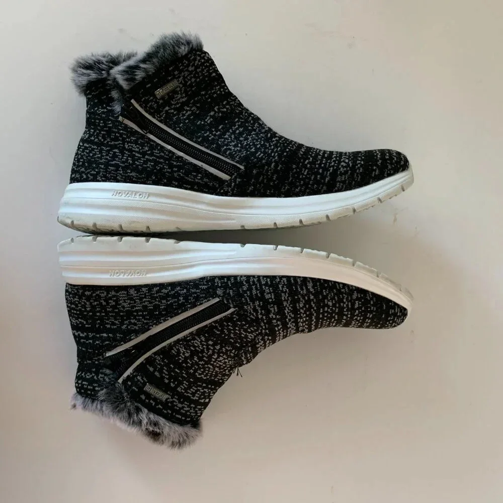 TELIC Women's Apres-Ski Recovery Comfort Boots 510 Granite Size 9 Vegan Friendly - Picture 6 of 10